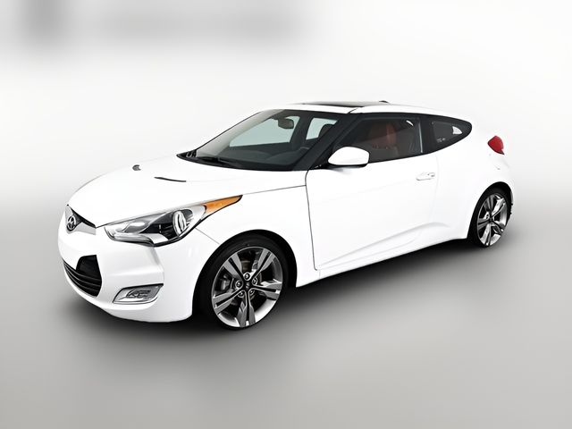 2013 Hyundai Veloster Red Interior
