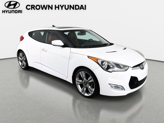 2013 Hyundai Veloster Red Interior