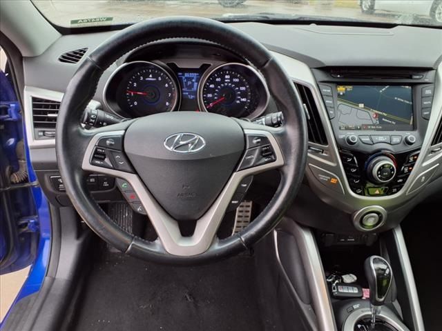 2013 Hyundai Veloster Black Interior