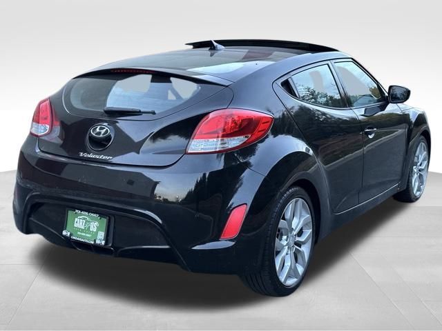 2013 Hyundai Veloster Black Interior