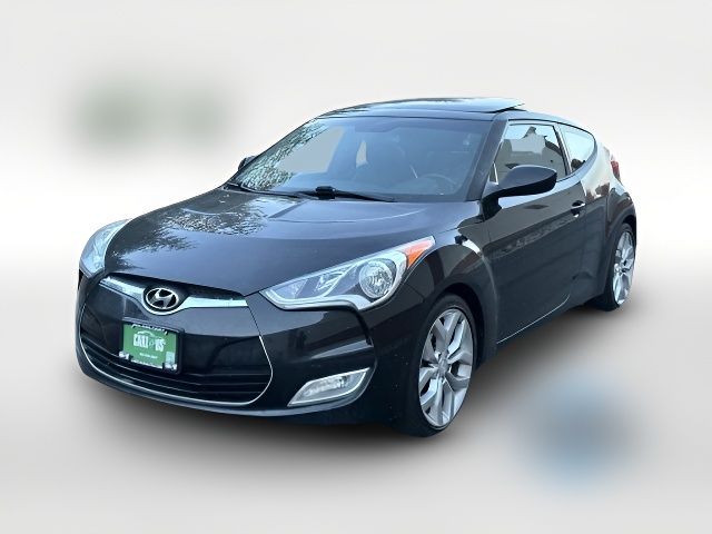 2013 Hyundai Veloster Black Interior