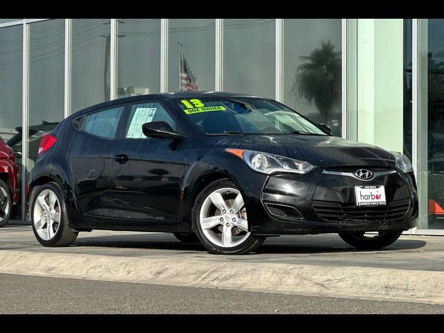 2013 Hyundai Veloster Black Interior