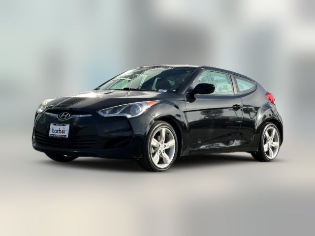 2013 Hyundai Veloster Black Interior