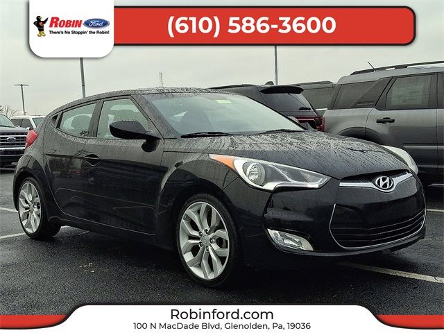 2013 Hyundai Veloster Black Interior