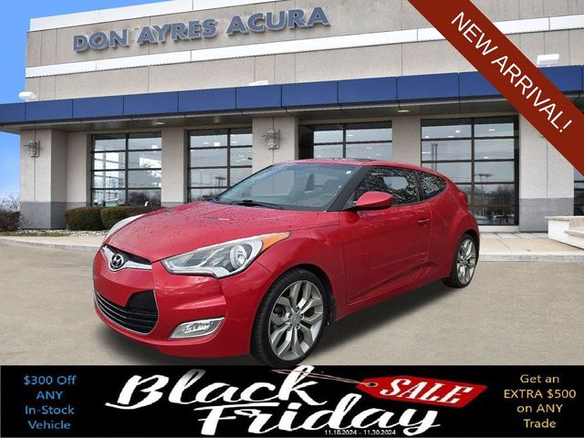 2013 Hyundai Veloster Black Interior