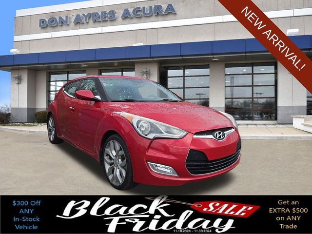 2013 Hyundai Veloster Black Interior