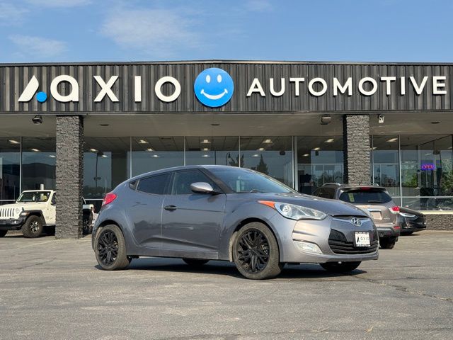 2013 Hyundai Veloster Black Interior