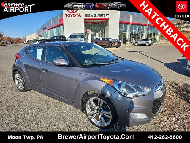 2013 Hyundai Veloster Black Interior