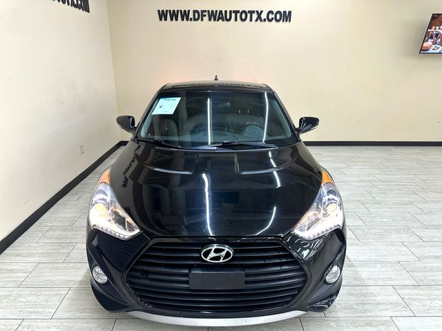 2013 Hyundai Veloster Turbo Blue Interior