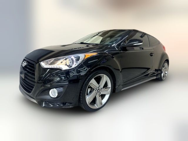 2013 Hyundai Veloster Turbo Blue Interior