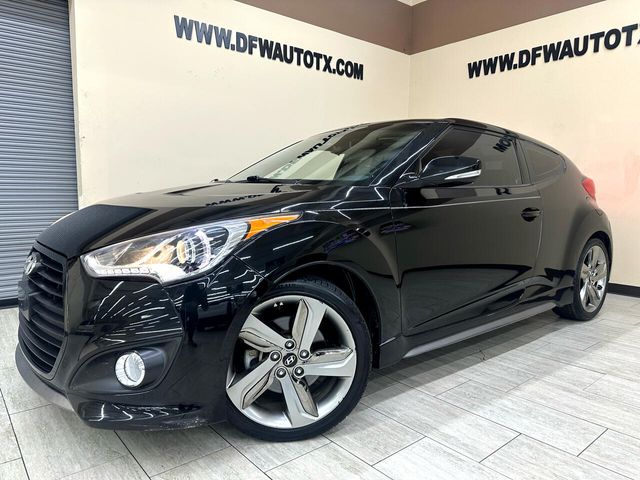 2013 Hyundai Veloster Turbo Blue Interior