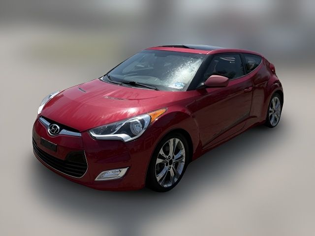 2013 Hyundai Veloster Red Interior