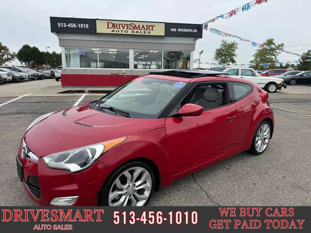 2013 Hyundai Veloster Gray Interior