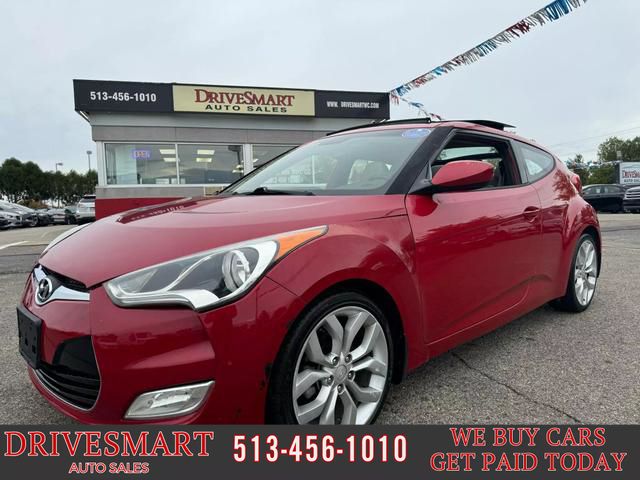 2013 Hyundai Veloster Gray Interior