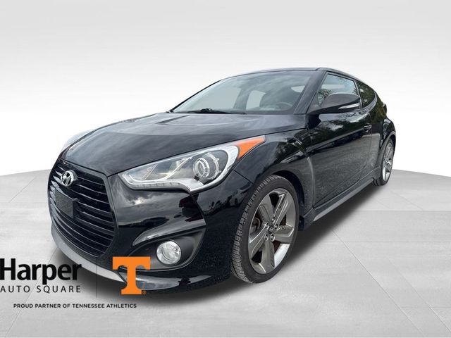 2013 Hyundai Veloster Turbo Blue Interior