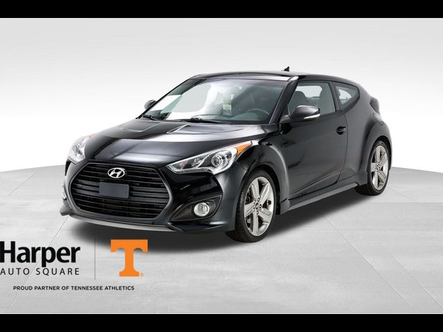 2013 Hyundai Veloster Turbo Blue Interior