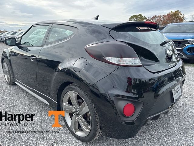 2013 Hyundai Veloster Turbo Blue Interior