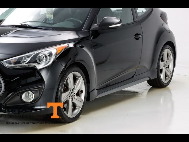 2013 Hyundai Veloster Turbo Blue Interior