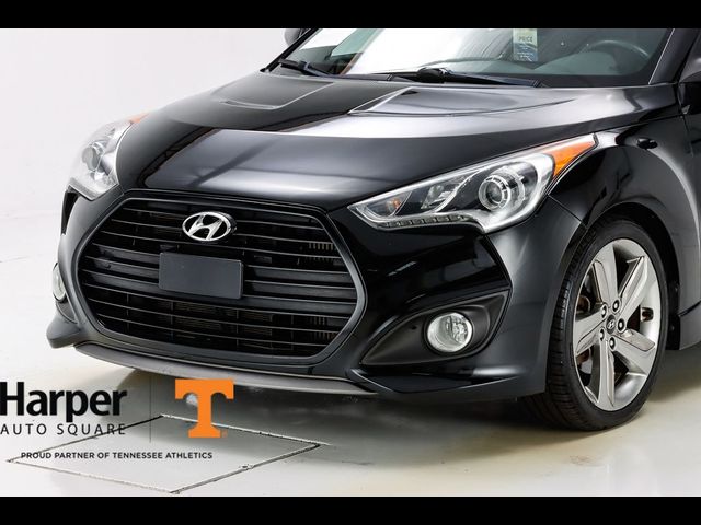 2013 Hyundai Veloster Turbo Blue Interior