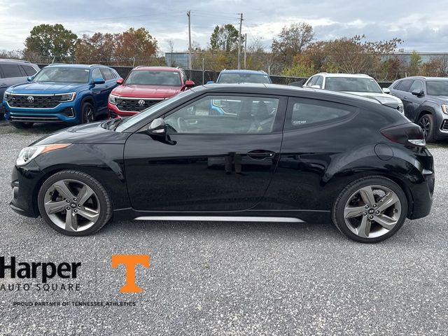 2013 Hyundai Veloster Turbo Blue Interior