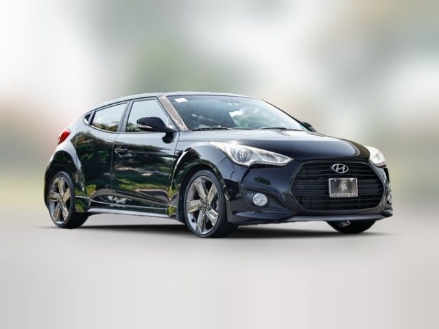 2013 Hyundai Veloster Turbo Blue Interior