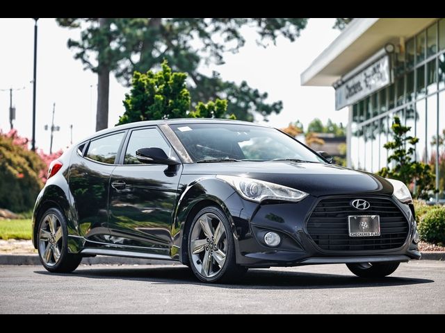 2013 Hyundai Veloster Turbo Blue Interior