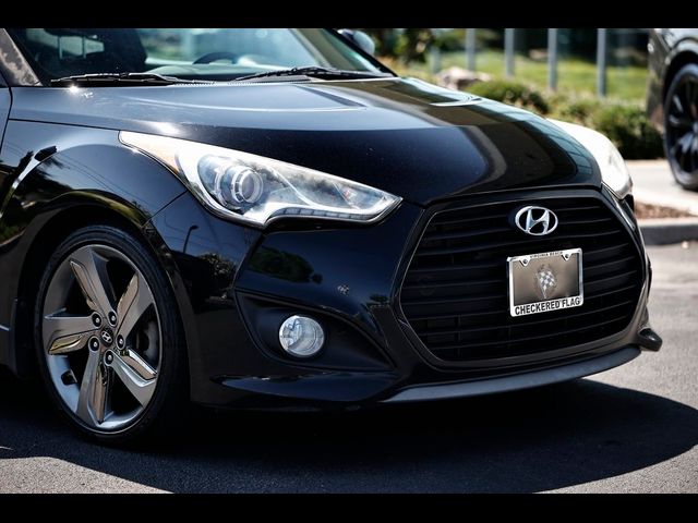 2013 Hyundai Veloster Turbo Blue Interior