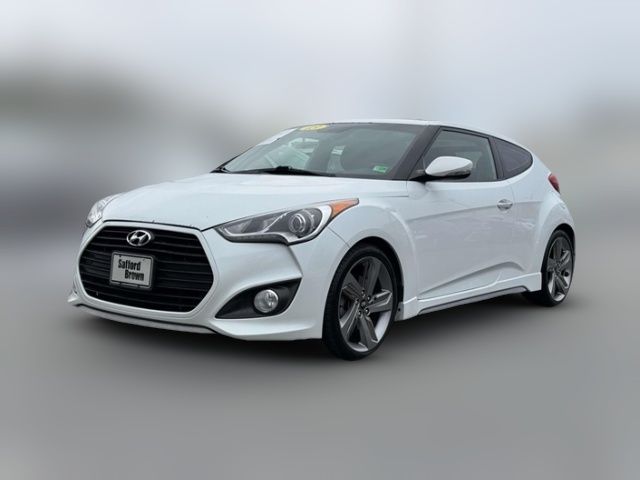 2013 Hyundai Veloster Turbo Blue Interior