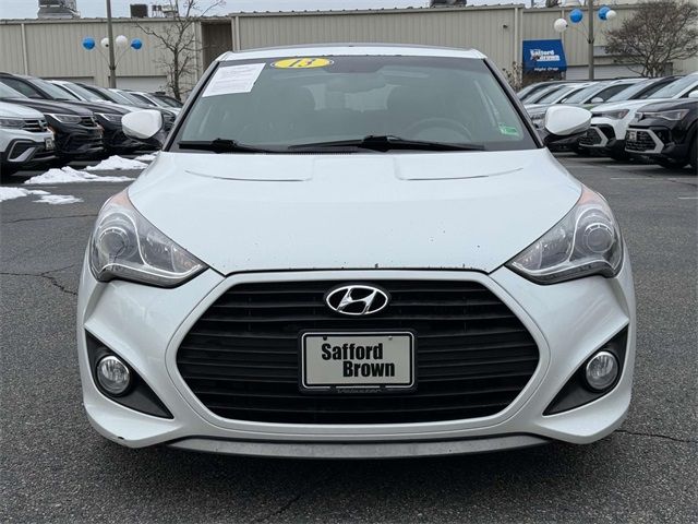 2013 Hyundai Veloster Turbo Blue Interior