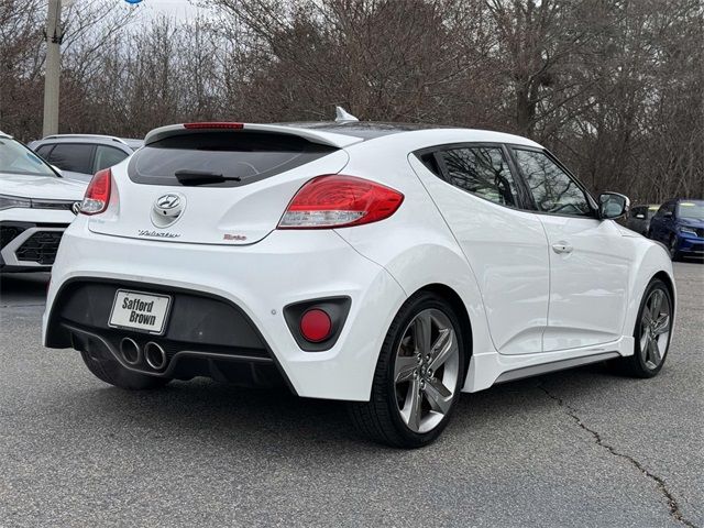 2013 Hyundai Veloster Turbo Blue Interior