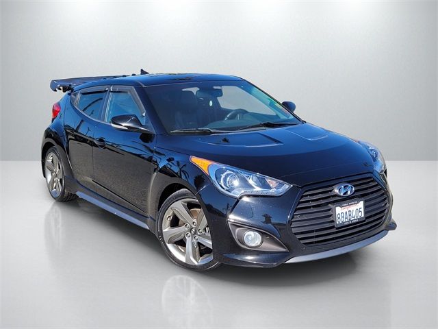 2013 Hyundai Veloster Turbo Black Interior