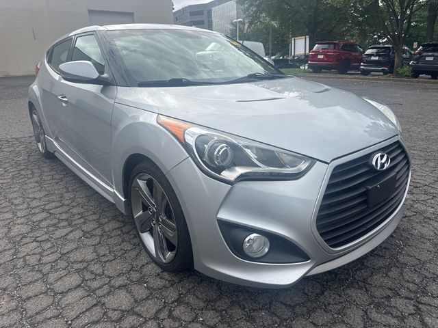2013 Hyundai Veloster Turbo Blue Interior