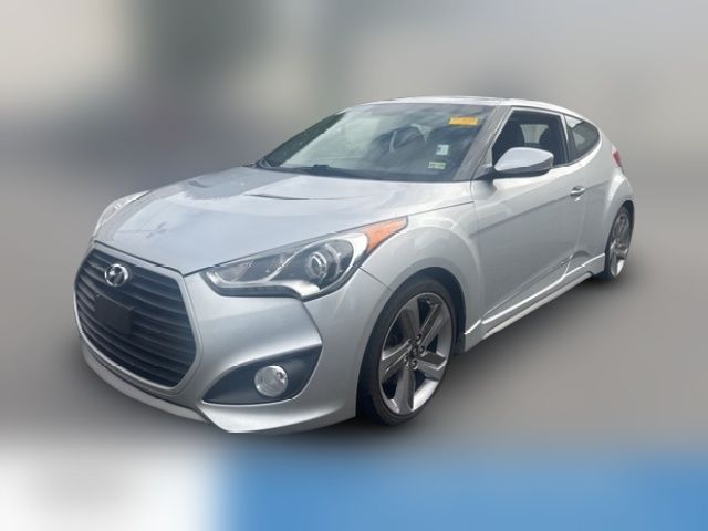 2013 Hyundai Veloster Turbo Blue Interior
