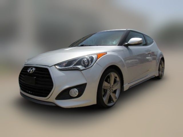 2013 Hyundai Veloster Turbo Blue Interior