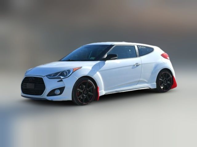 2013 Hyundai Veloster Turbo Blue Interior