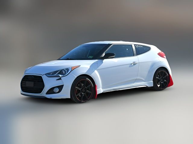 2013 Hyundai Veloster Turbo Blue Interior