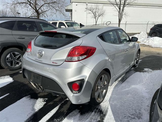 2013 Hyundai Veloster Turbo Blue Interior