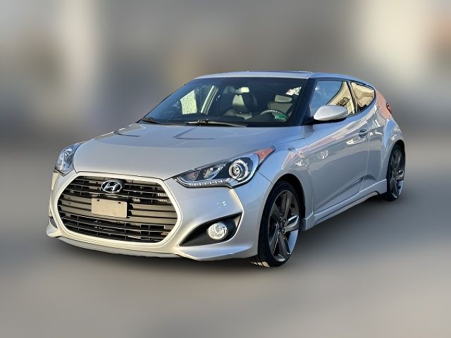 2013 Hyundai Veloster Turbo Blue Interior