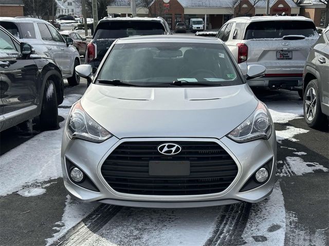 2013 Hyundai Veloster Turbo Blue Interior