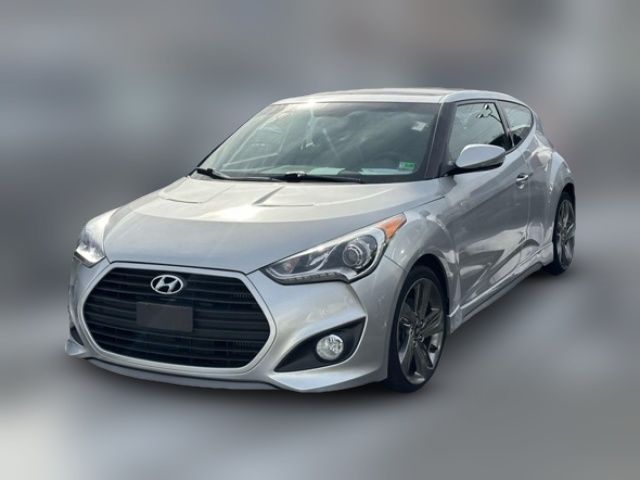 2013 Hyundai Veloster Turbo Blue Interior