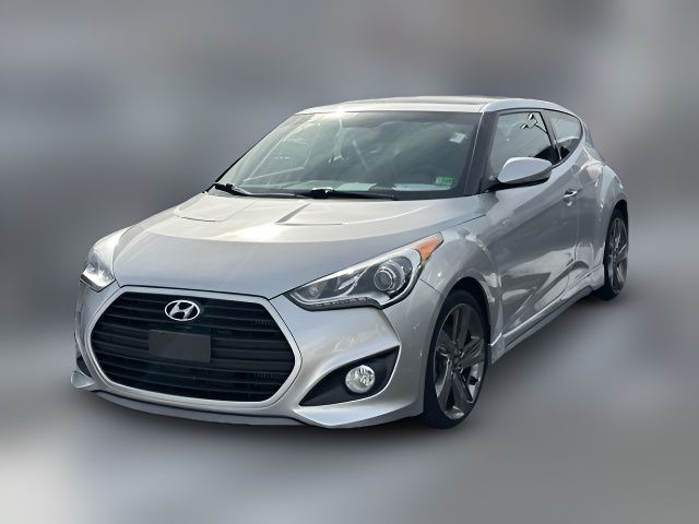 2013 Hyundai Veloster Turbo Blue Interior