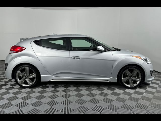 2013 Hyundai Veloster Turbo Blue Interior