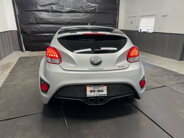 2013 Hyundai Veloster Turbo Blue Interior