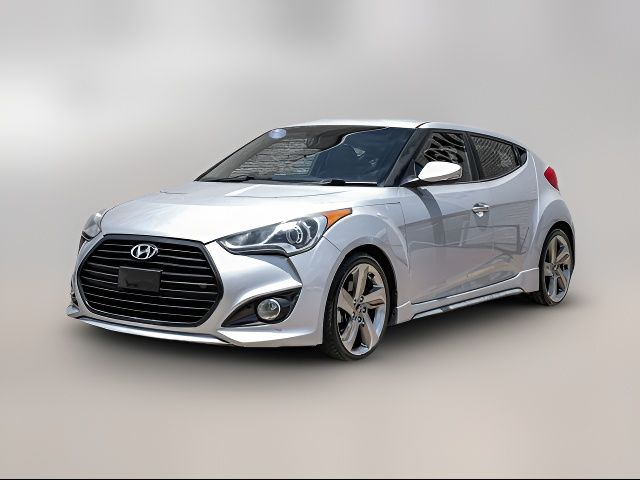 2013 Hyundai Veloster Turbo Blue Interior
