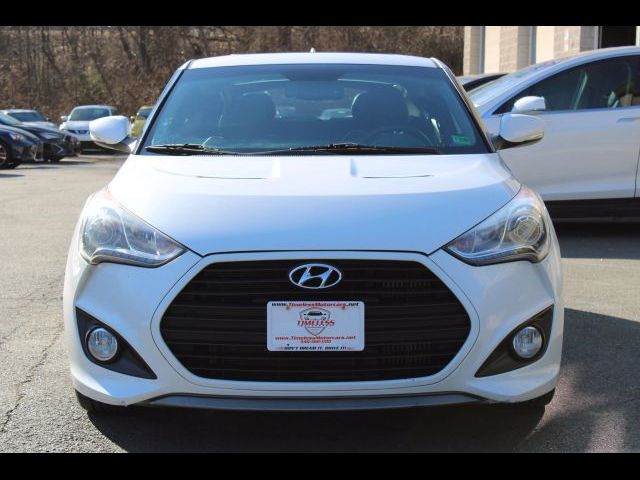 2013 Hyundai Veloster Turbo Blue Interior