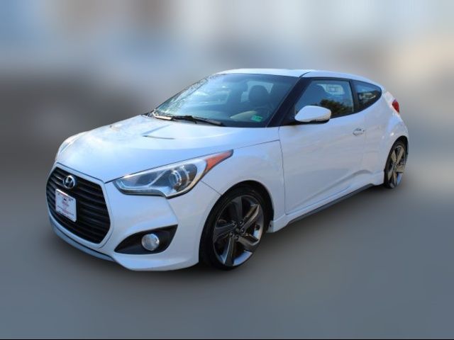 2013 Hyundai Veloster Turbo Blue Interior