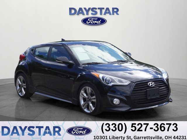 2013 Hyundai Veloster Turbo Black Interior