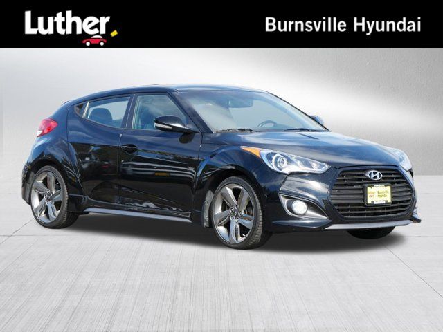 2013 Hyundai Veloster Turbo Black Interior