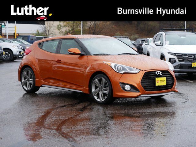 2013 Hyundai Veloster Turbo Black Interior