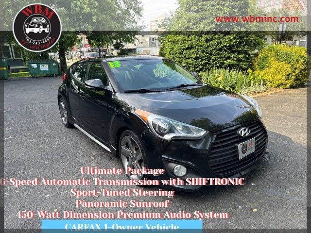 2013 Hyundai Veloster Turbo Black Interior